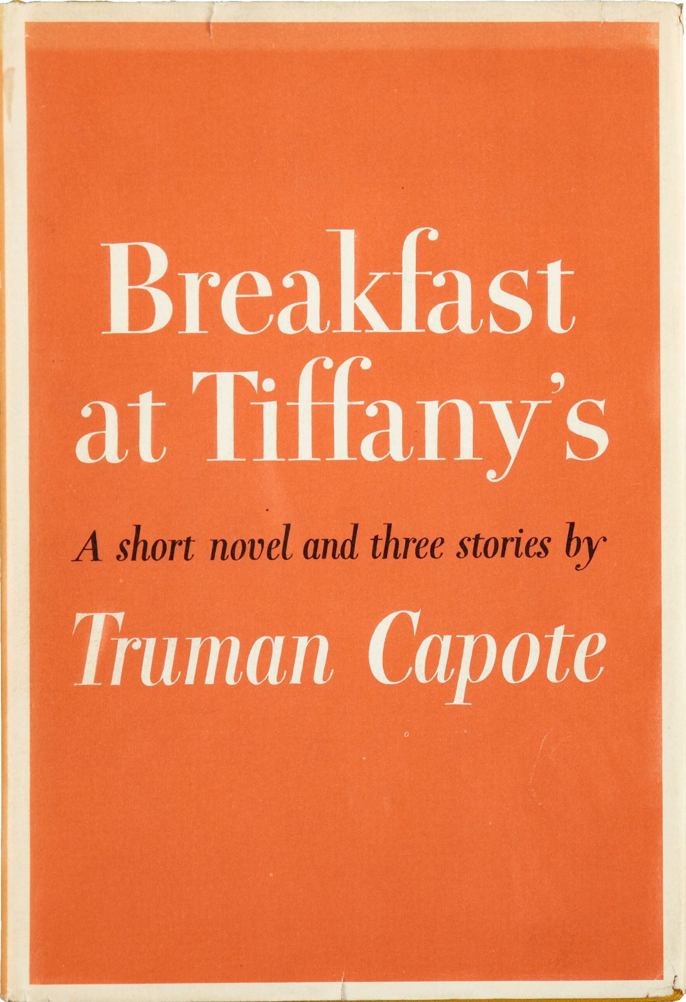 Breakfast at Tiffany's book cover